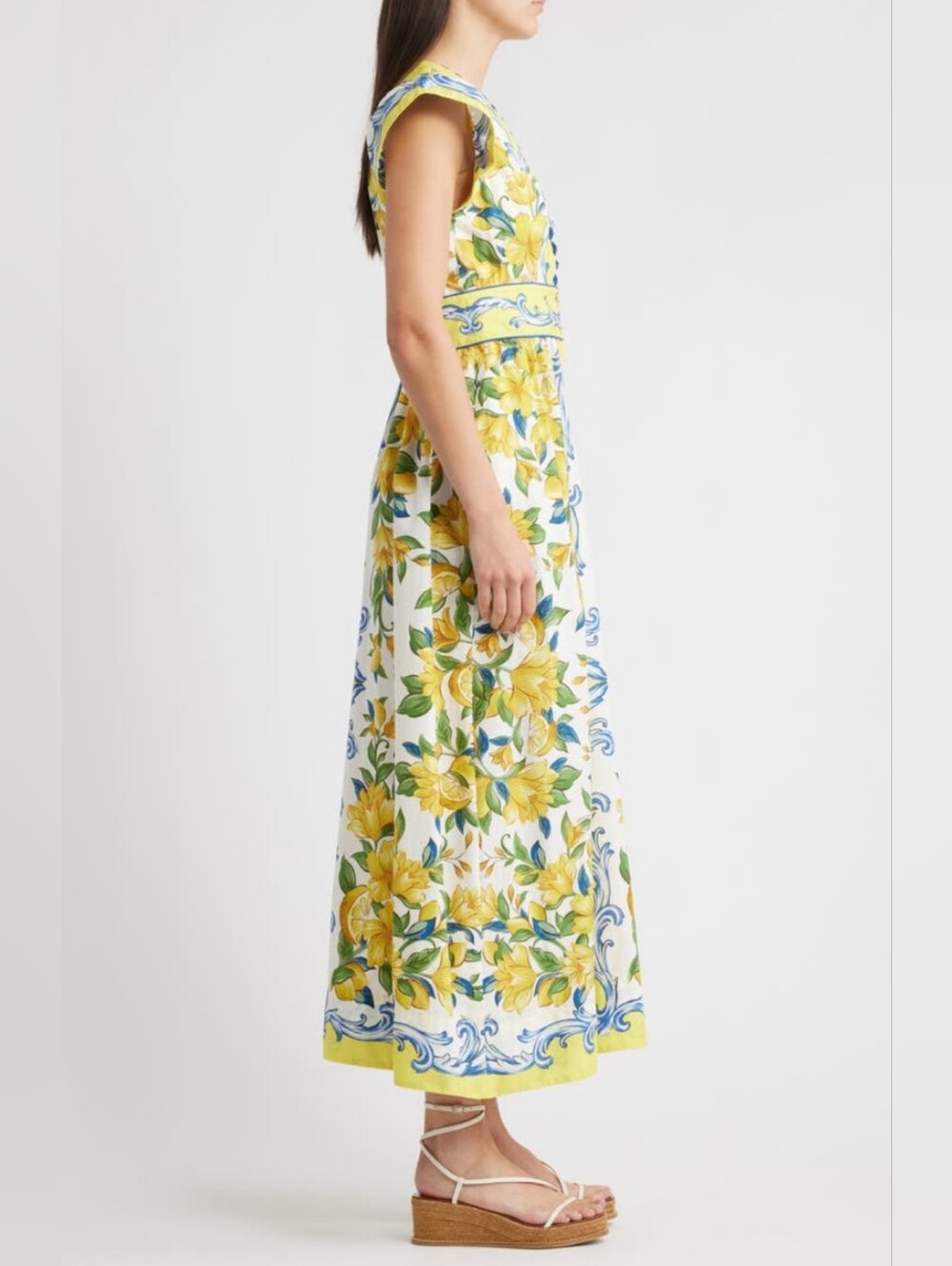 Farm Rio Sicily Scarf Maxi Dress - Picture 3 of 16